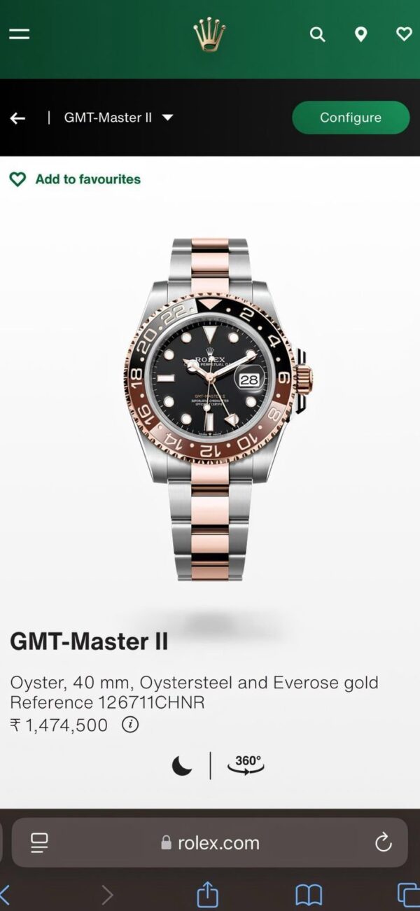 Rolex GMT II Ever Rose